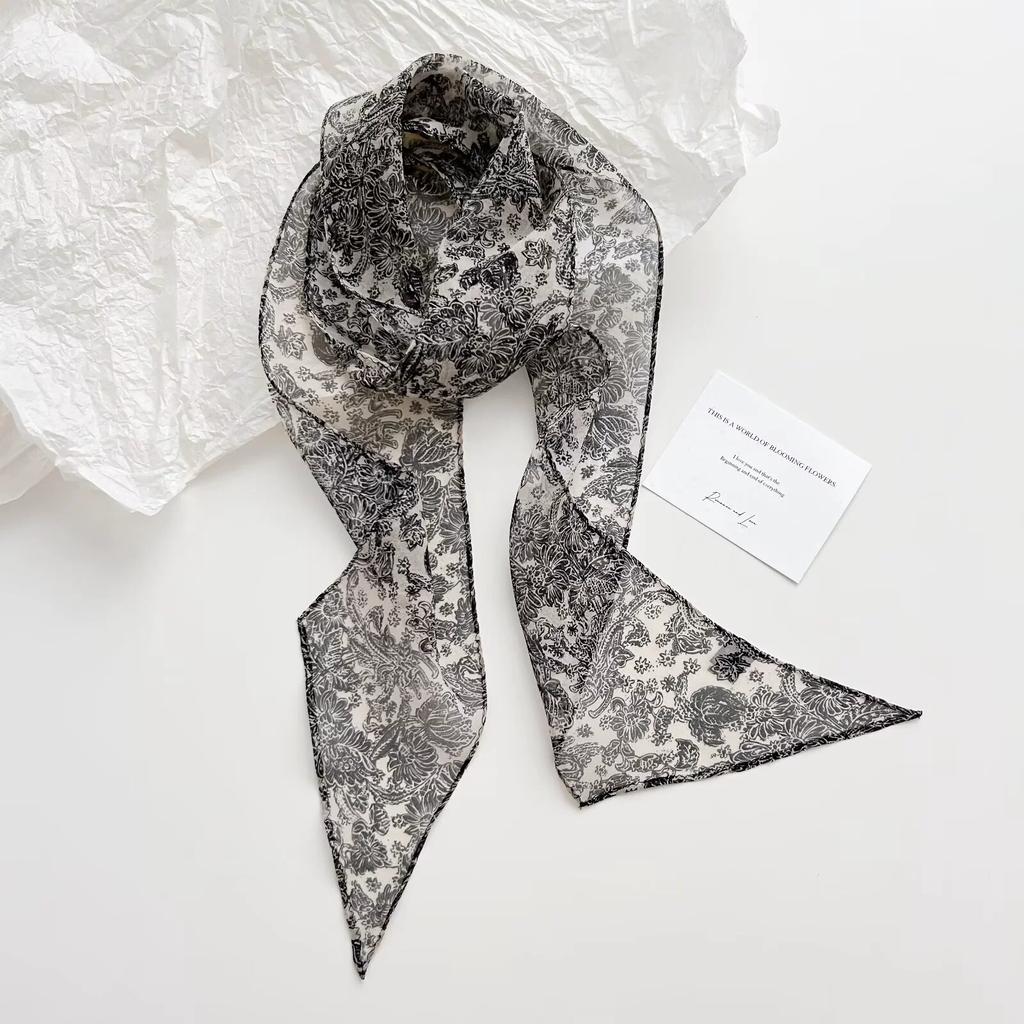 100% nature Silk Scarf Fashion Women Scarves Shawl Hijab Bandana Kerchief Pashmina Neckerchief Foulard Female Echarpe  10*150cm