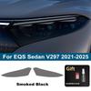 Für Mercedes Benz EQA/EQB/EQC/EQE /EQG/EQS Rauchschwarz Hochglanz PPF Kratzfest Vorgeschnittenes TPU Auto Scheinwerfer Schutzfolie