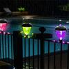 4pcs Solar LED Pool Lights Suitable For Ground Pool Fence Decoration LED Waterproof Pool Accessories Night Lights