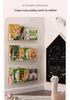 Creative Wall-Mounted Bookshelf: No-Drill Children's Book Display & Storage Rack