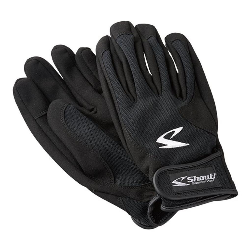 Shout 725-SG Short Mesh Glove Black Size M (0592)