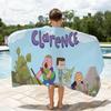 Cartoon C-Clarence Towel Quick Drying Beach Towels Are Suitable For Swimming Pools Camping Yoga And The Gym