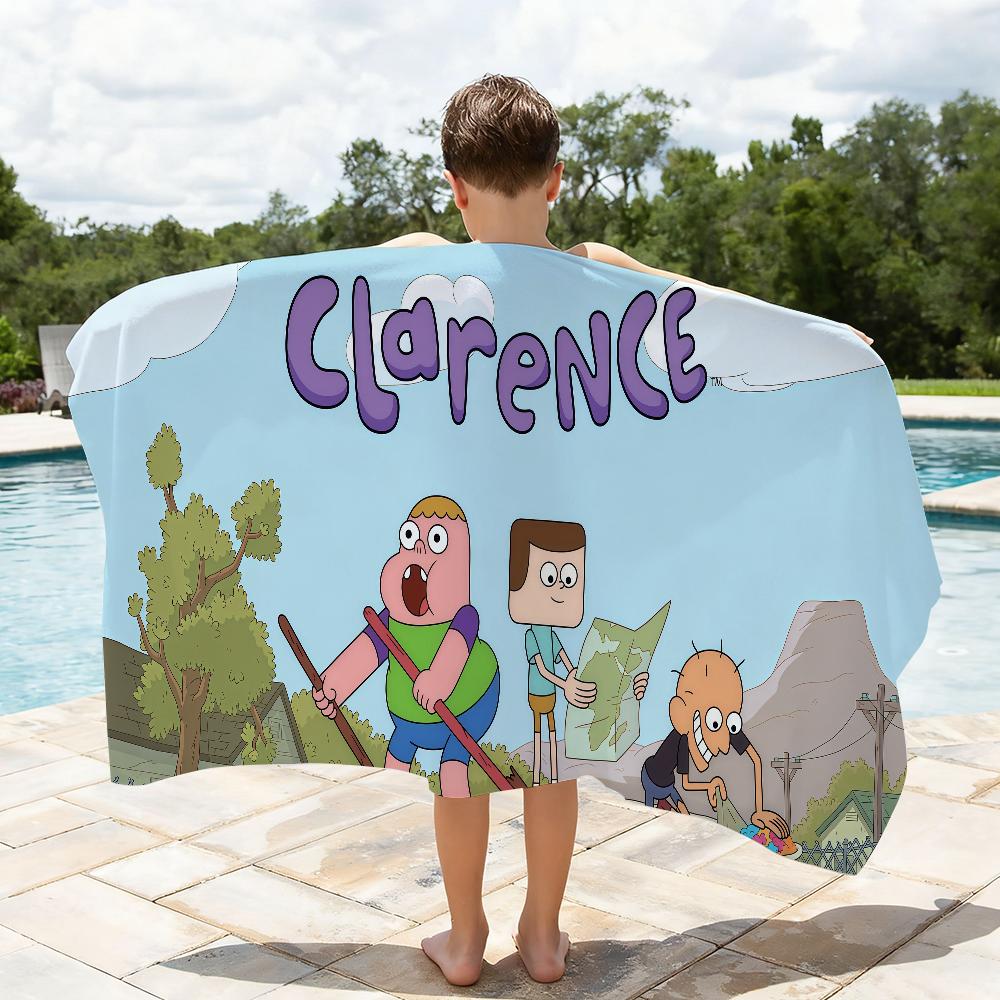Cartoon C-Clarence Towel Quick Drying Beach Towels Are Suitable For Swimming Pools Camping Yoga And The Gym