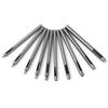 10Pcs/Set Leather Hole Punch Set Steel Round Belt Puncher DIY Leather Craft Tools