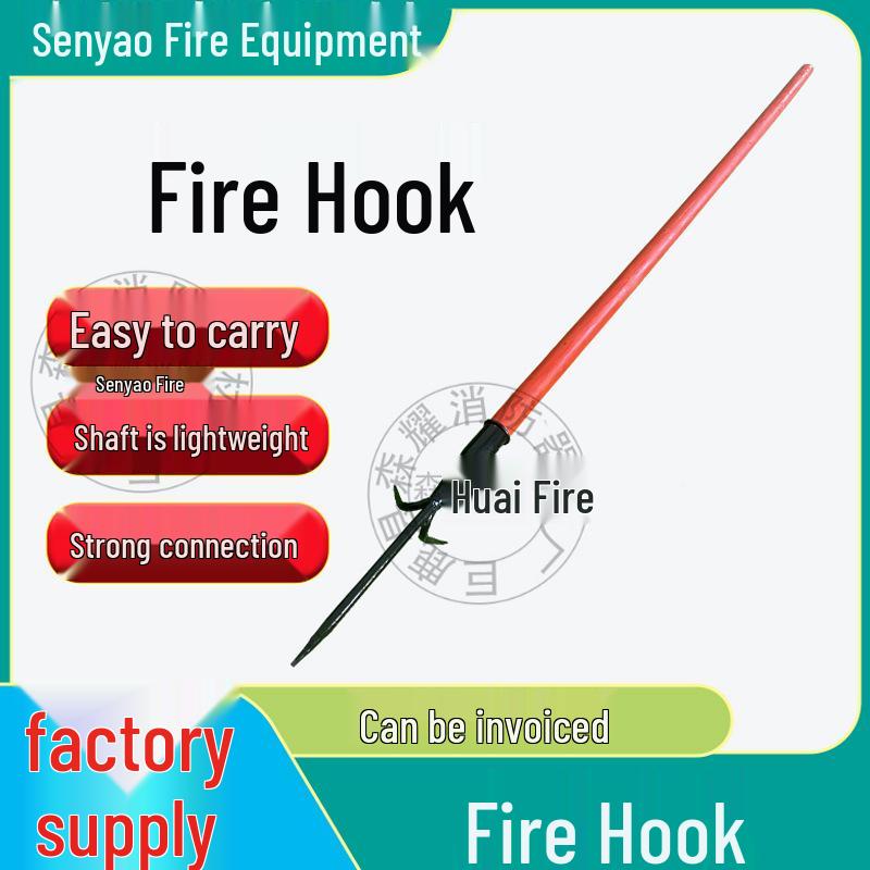 Portable Fire Rescue Hook for Emergency Debris Removal