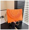 Yogodlns Raffia Stro Geweven Tassen Mode Dames Pols Clutches Zomer Vrouwen Schouder Crossbody Tassen Handgemaakte Strandtas