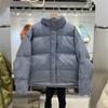 New down jacket women's thickened stand-up collar short white duck down bread jacket foreign style loose college style