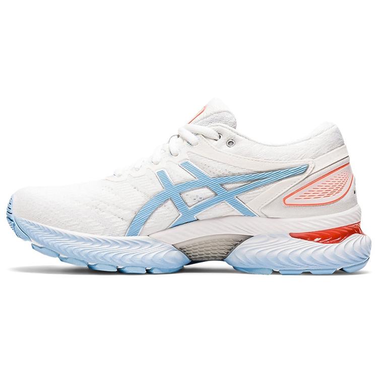 

ASICS Gel Nimbus 22 White Blue Bliss Women s 1012A587-103 37.5