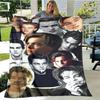 Coperta stampata Titanic Leonardo DiCaprio Coperta calda morbida e confortevole per casa viaggio letto coperta da picnic regalo di compleanno