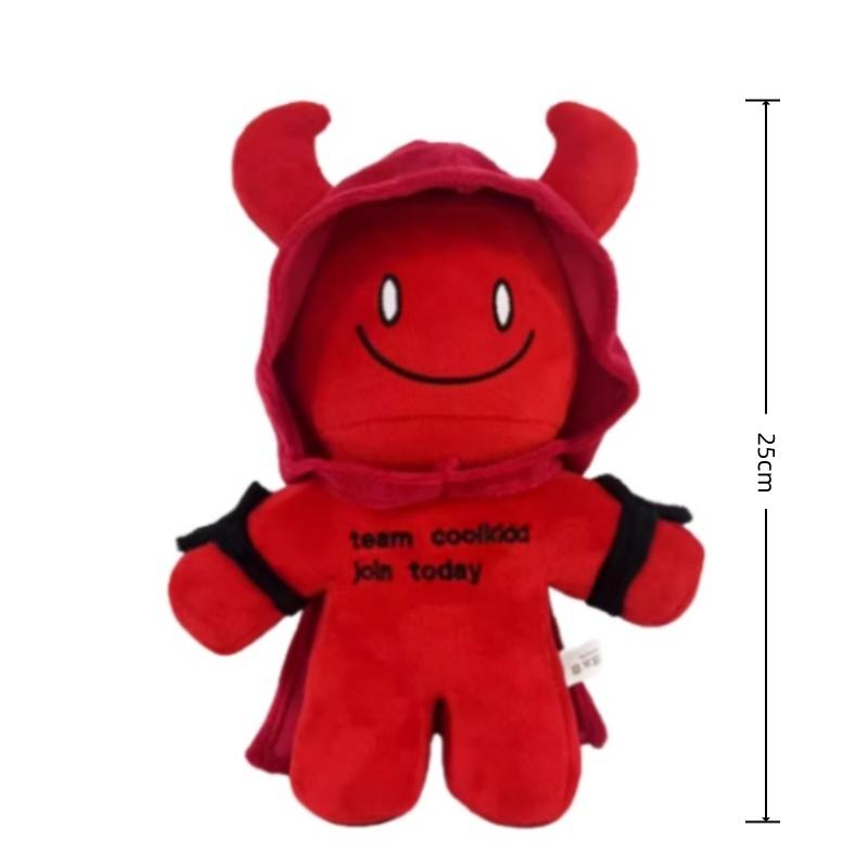 Anime Forsaken Chance Demone Rosso Peluche Coniglio Tuta Uomo Bambola da Collezione Giocattolo per Regalo di Compleanno Venditore Disponibile Modello Dimenticato