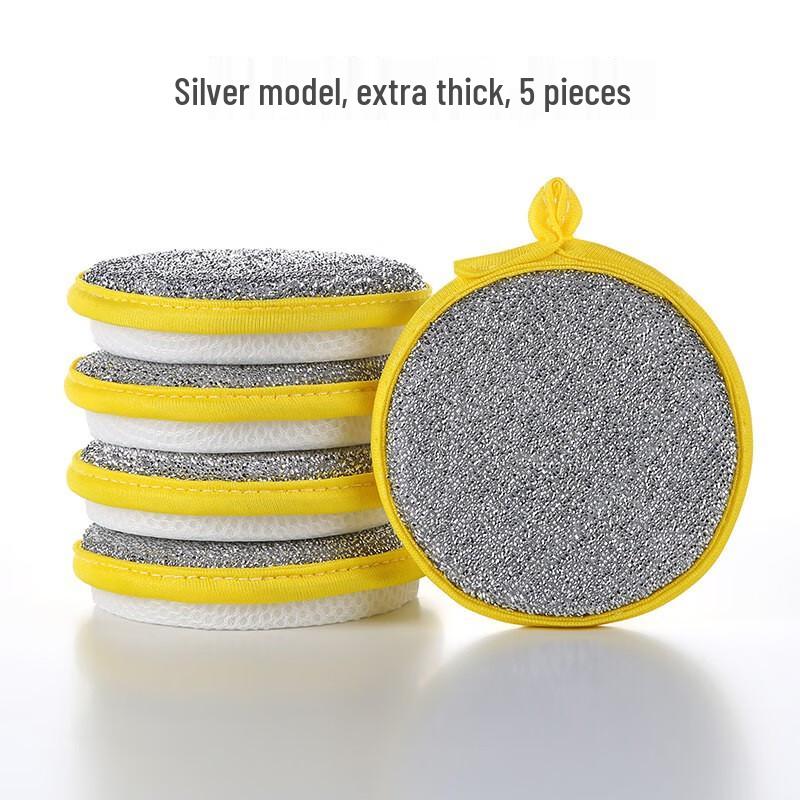 5-Piece Kitchen Dishwashing Sponges