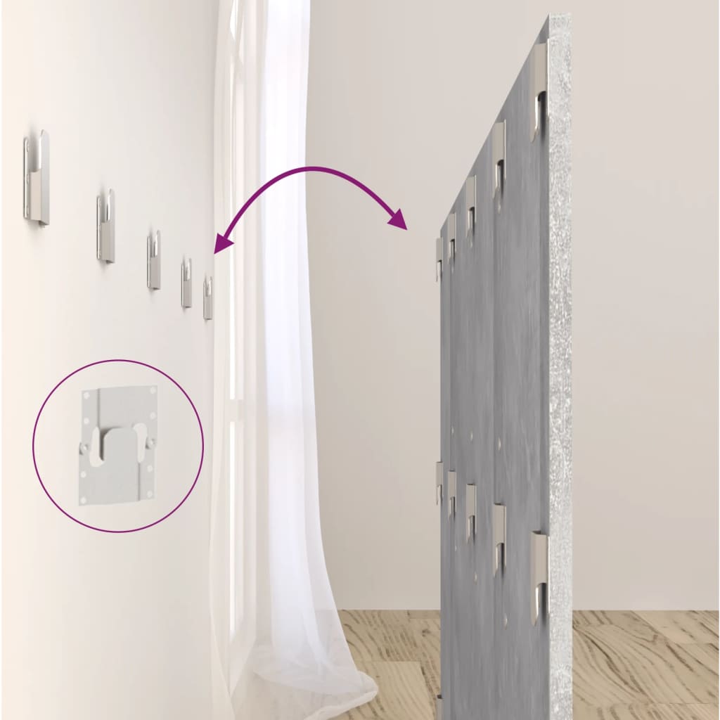 Moderne Schlafzimmer minimalistisches Wandkopfteile, 160x1,5x80 Zentimeter