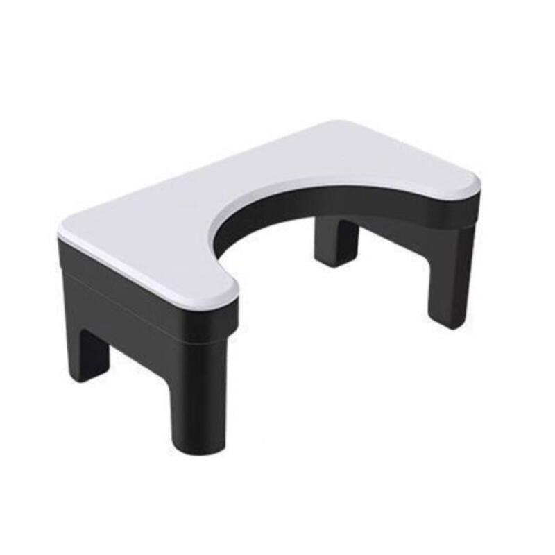 Prefabricated two-tone bathroom toilet seat with footrest [WCED4B4] Two-tone non-slip toilet seat