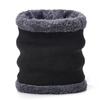 Unisex Winter Warm Knit Neck Warmer Fleece Lined Outdoor Scarf