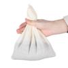 Cotton Filter Bag Reusable Cotton Food Filter Mesh Bag Strainer Mesh Nut Milk Bean Muslin Soup Filter Supplies Food Colander