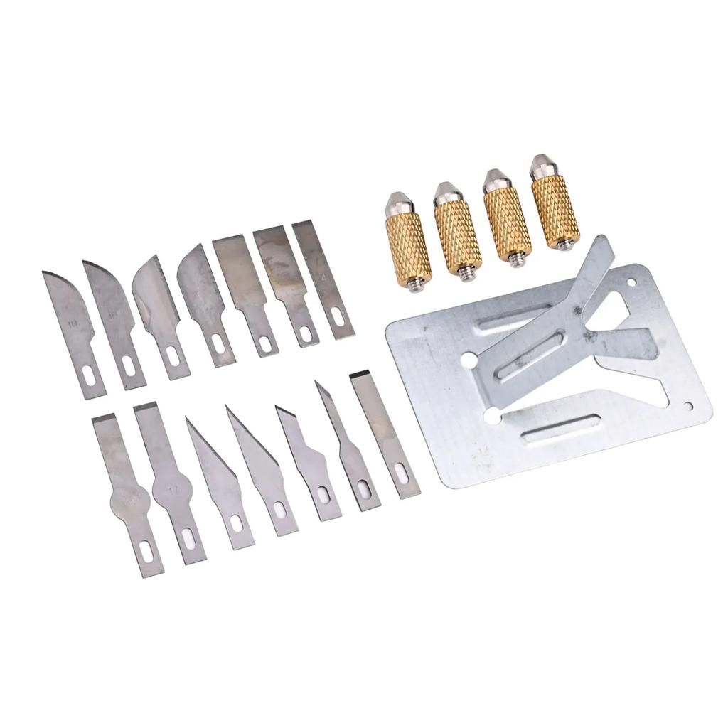 Set de instrumente electrice pentru tăiere la cald pentru sculptură, spumă, lemn, plastic, pânză, instrumente, piese, piese