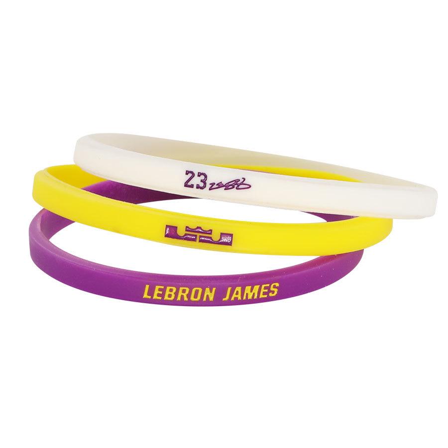 Custom NBA World Star Basketball Player Silicone Bracelet Three-Piece Set - Thin Style