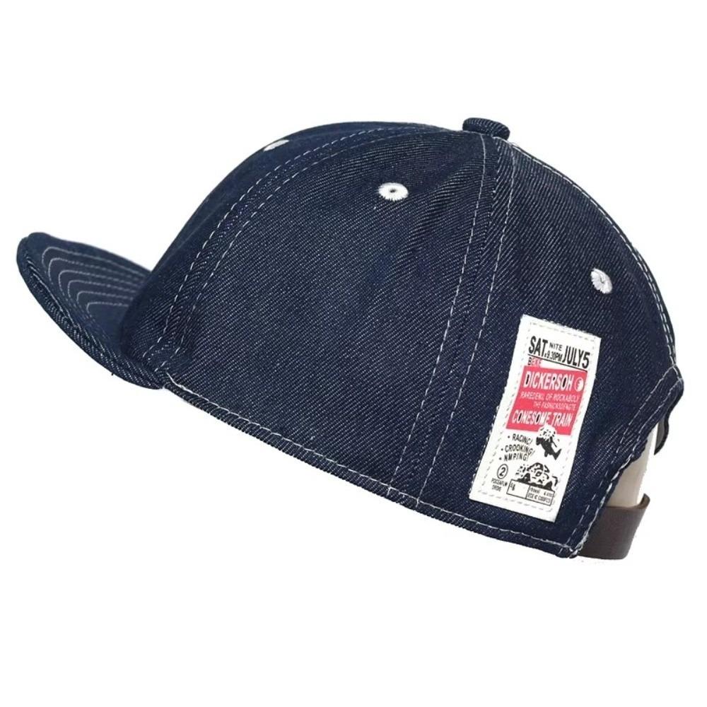 

Vintage Dad Hat Hip-hop Style Low Profile Caps Fashion Denim Baseball Cap for Men and Women синій