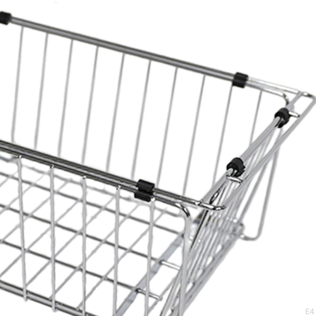 Camping Storage Basket Easy Carrying Pantry Organization Food Multiuse Picking