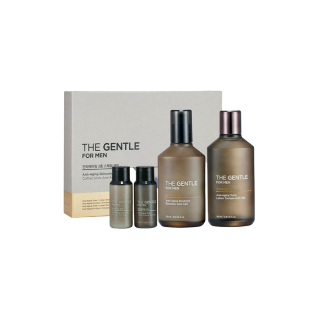 

[The Face Shop] The Gentle For Men Anti-aging Toner & Lotion Set 1 SET (Toner+Lotion)