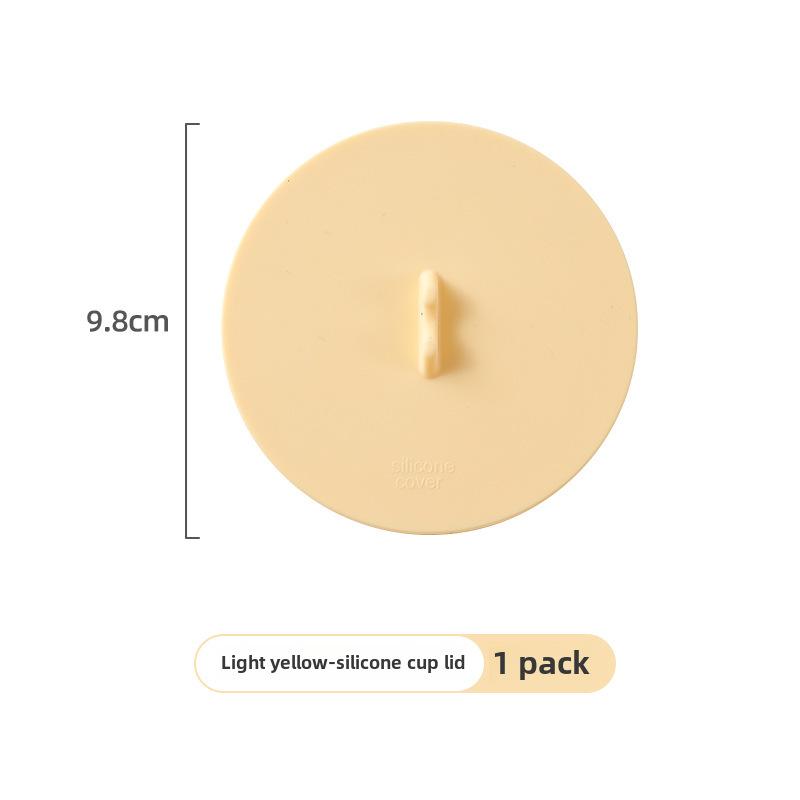 Silicone Tea Cup Coasters and Dustproof Cup Lids Modern Simple Style for Home Use