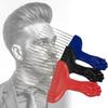 Metal Comb Hair Styling Fork Detangle Salon Men Hairdressing Oil Head Combs