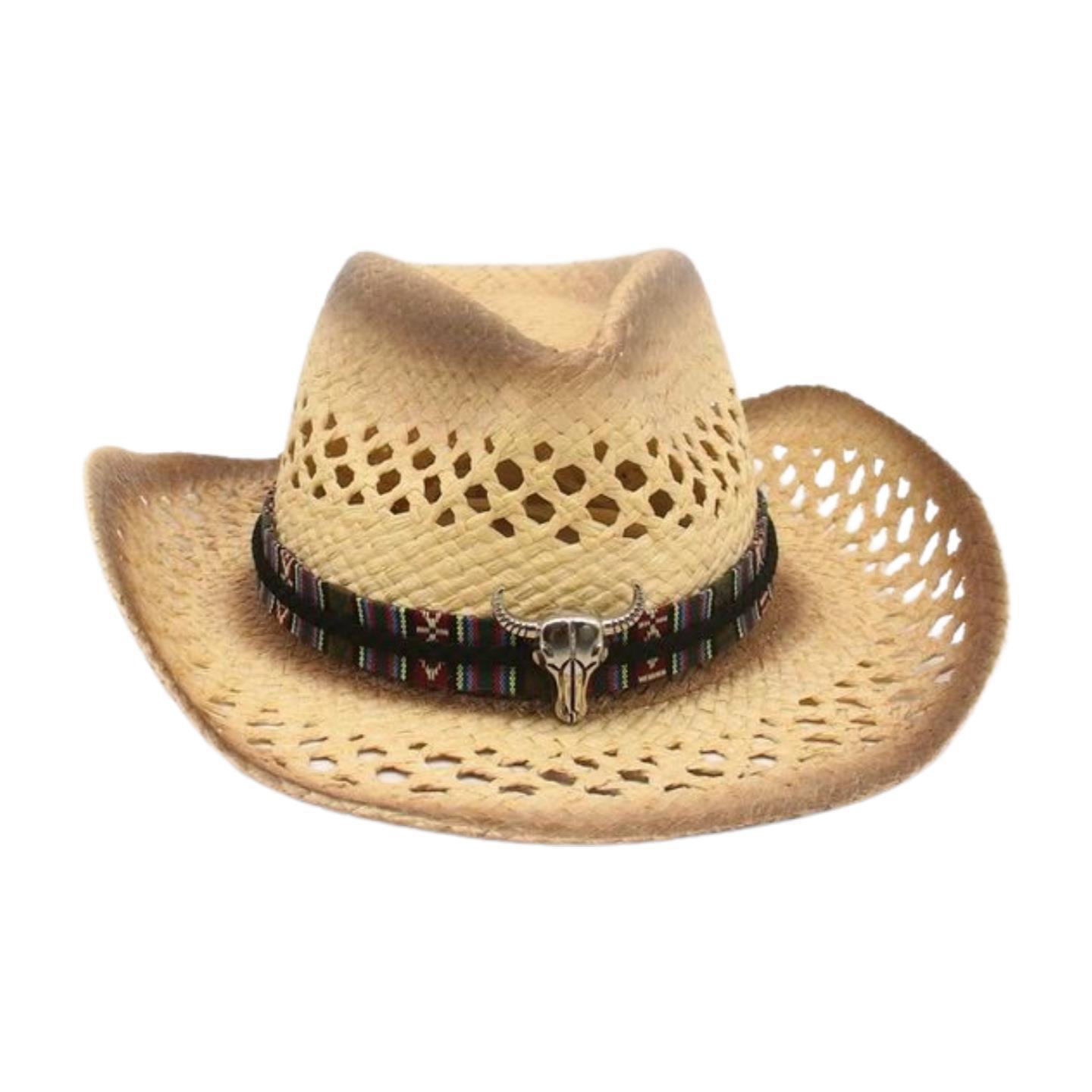 

Wholesale Breathable Spring And Summer New Hollow Windproof Top Hat Beach Travel Denim Windproof Sunscreen Straw Hat One size