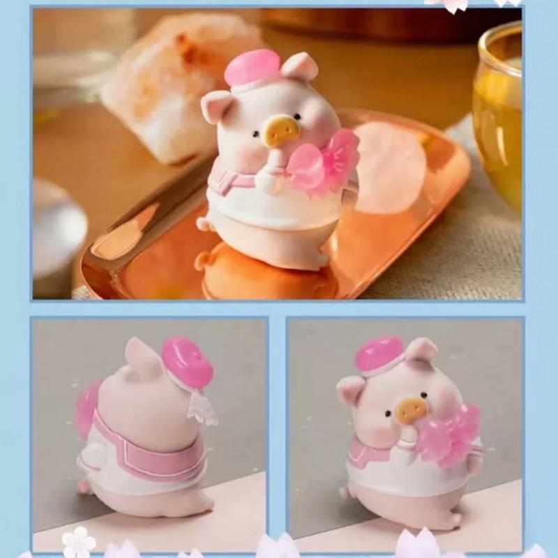 Hidden Genuine Canned Pig Lulu Pig Cherry Blossom Series First Generation Trendy Toy Figurine Peripheral Gift Ornament