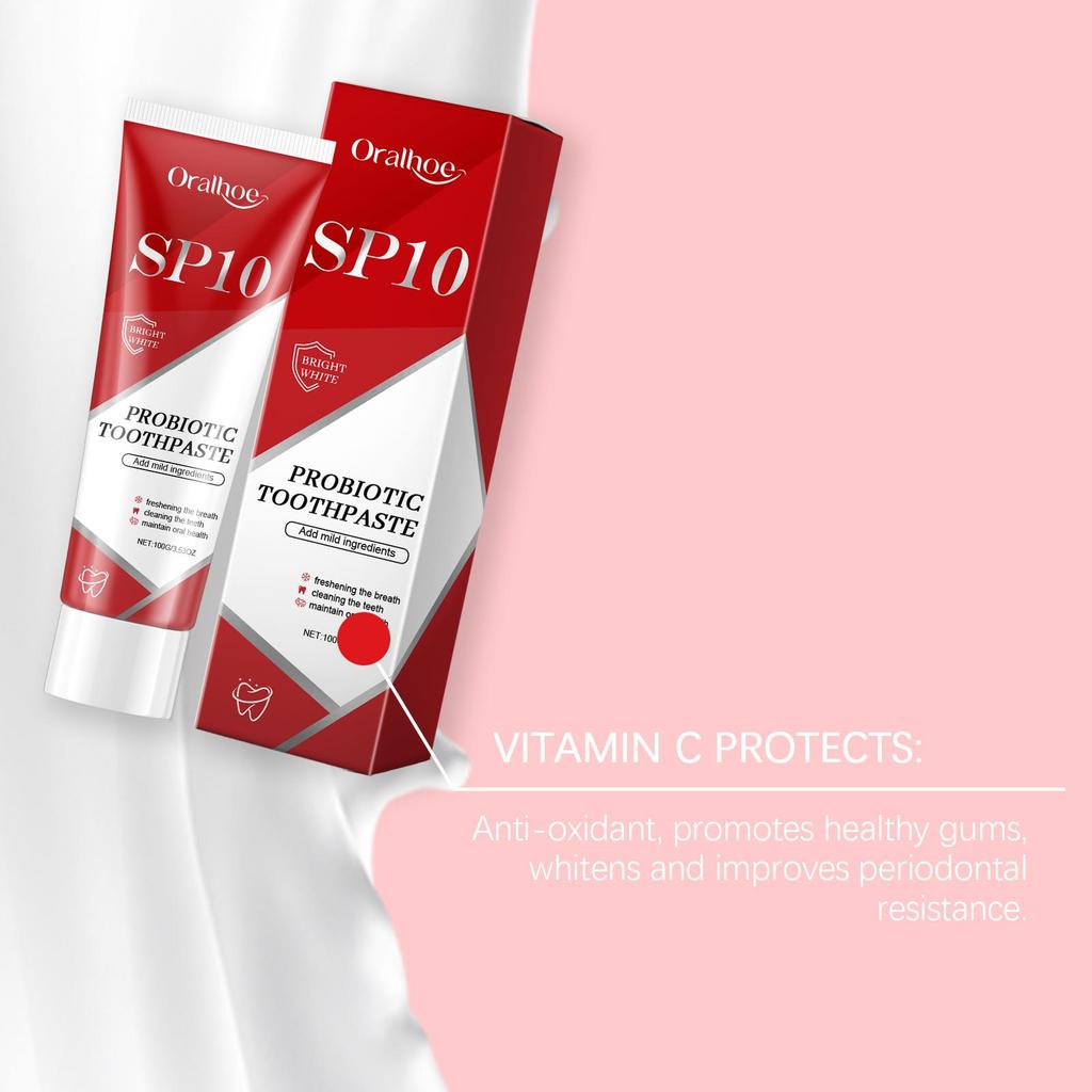 Sp-10 Probiotic Toothpaste Remove Plaque Stains Fresh Breath Whitening Tooth
