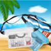 Sac Étanche de Natation et de Plongée PVC Sac de Ceinture de Plage et de Flottaison Sac à Bandoulière Pochette Étanche pour Téléphone Portable Sac Sec d'Extérieur