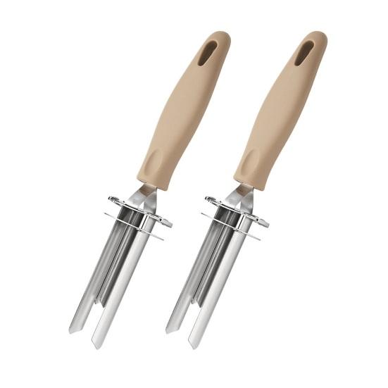 Adjustable Fruit Core Remover Tool Stainless Steel Bell Pepper Cutter Deseeder Quick Seeds Removal for Homemade Dishes