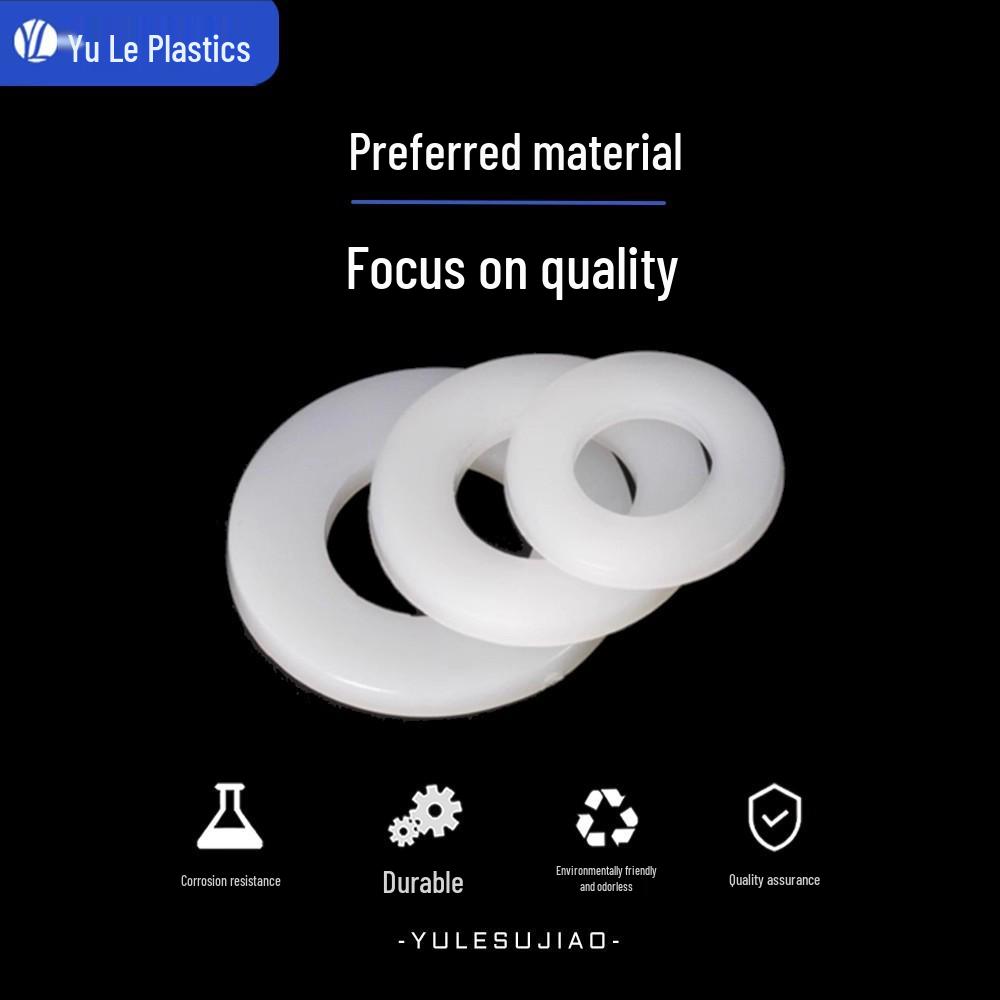 Nylon Screw & Insulation Flat Washers - 1 Bag