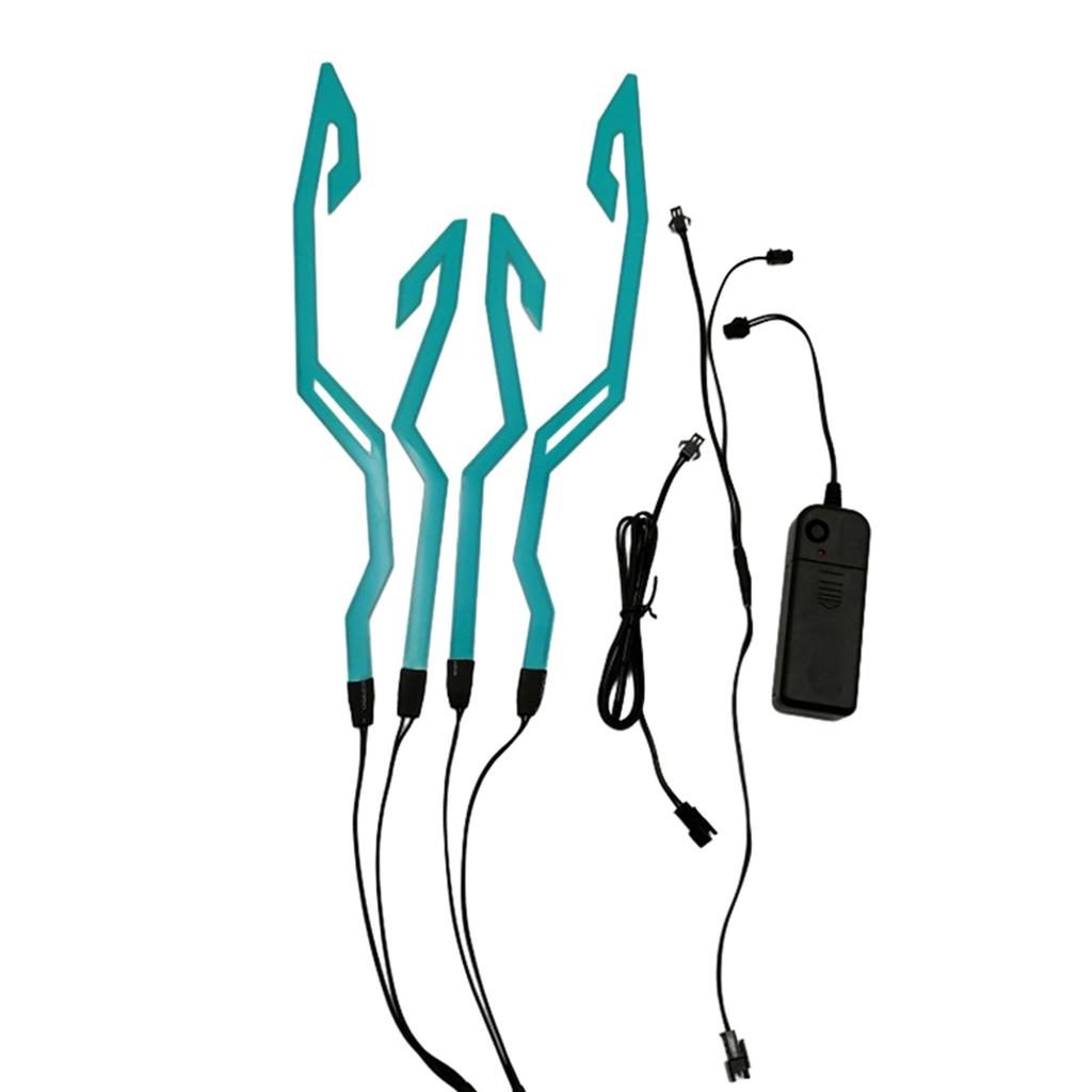 Motorradhelm-Licht-Set, Helm-Fahrrad-LED-Aufkleber-Licht Nachtfahrsignal-Helmlicht für Motorrad-Fahrrad