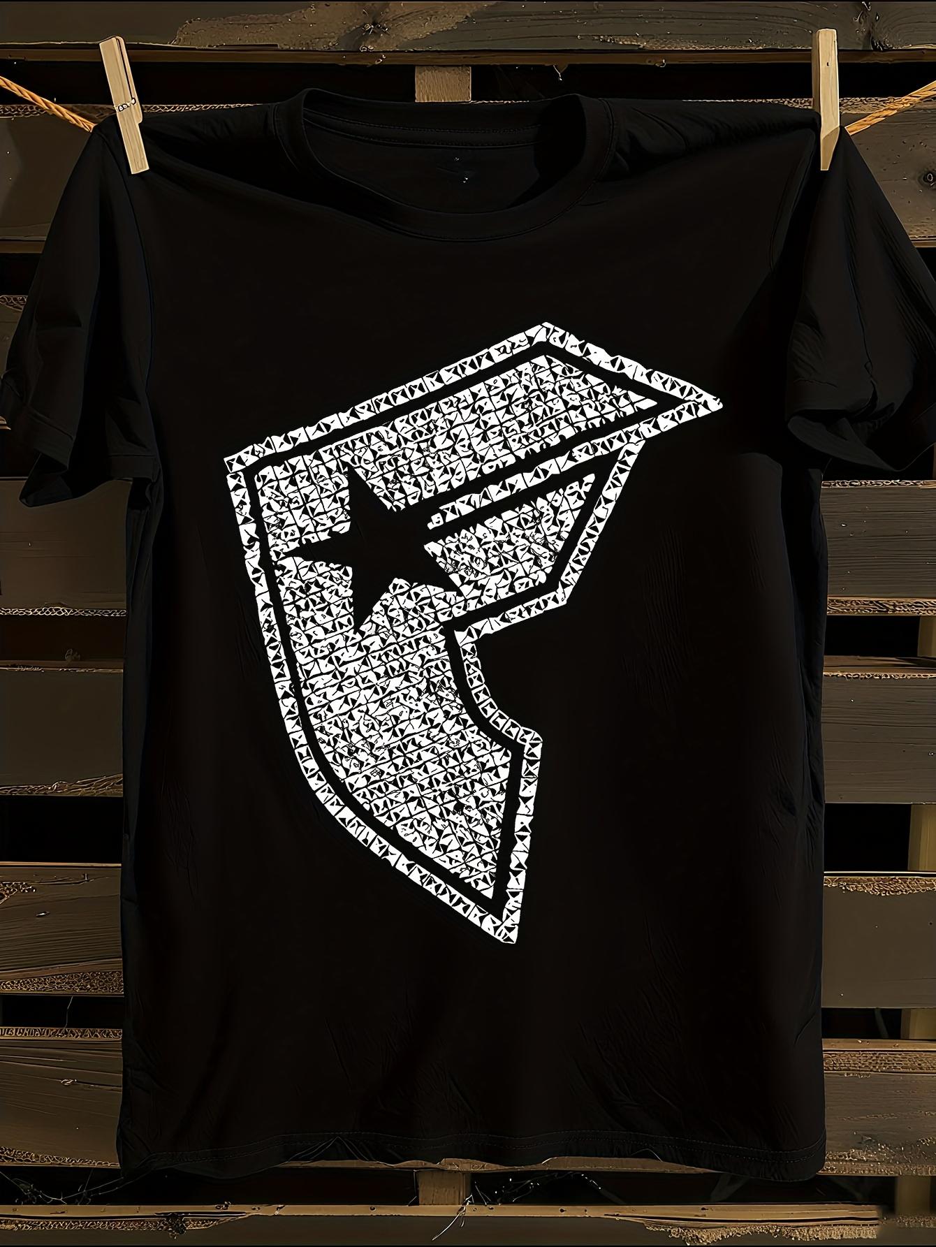 FAMOUS STARS STRAPS STUDS BOH Black T-shirt XL