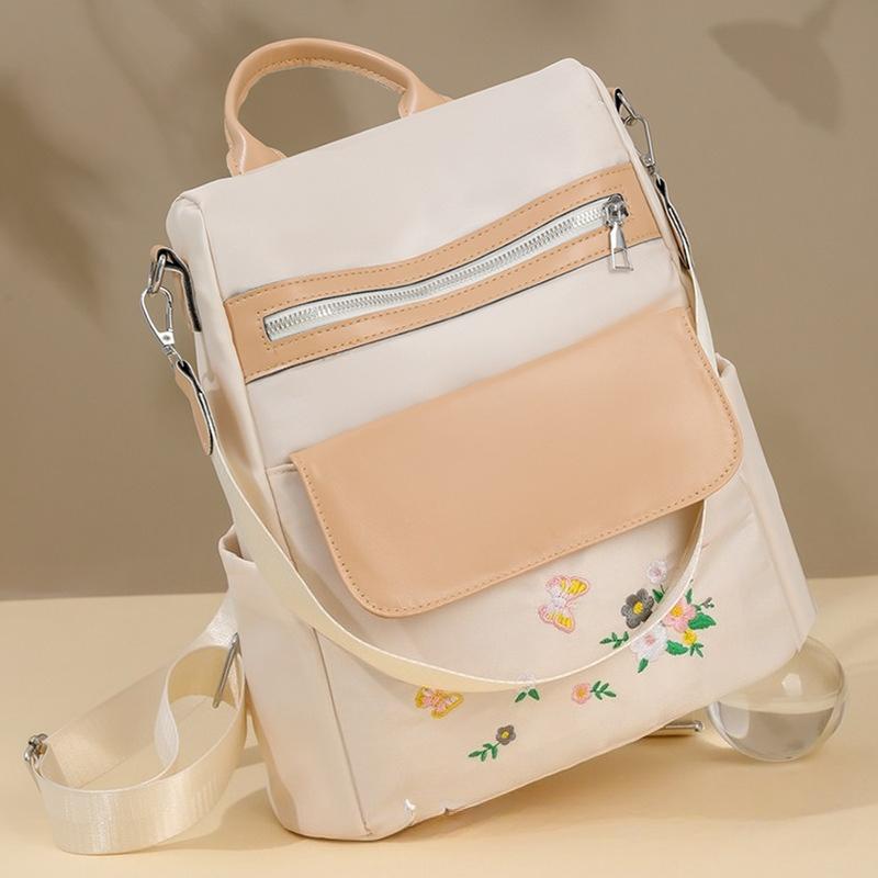 Artistic Embroidery Ladies' Backpack, Personalized and Fashionable, Chinese-style Single-shoulder Bag, Casual Backpack Casually