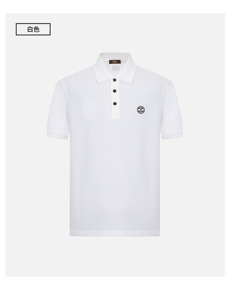 Spring and Summer Fashionable Printed Versatile Short-Sleeved Men's Polo Shirt