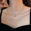 2025 Peanut Pearl Pendant Necklace: Elegant Light Luxury Choker for Women