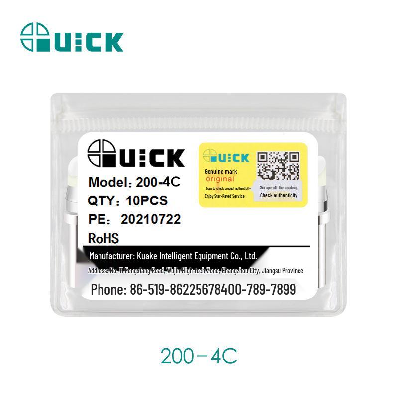 QUICK Kuai Ke TS2200/203H/503 Soldering Iron Tips - Compatible Models 203D/376D In 200-C/D/B/I/J/LB Styles.