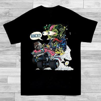 New Ed Roth Rat Fink Short Sleeve Black S2345XL Unisex T-shirt TMB802