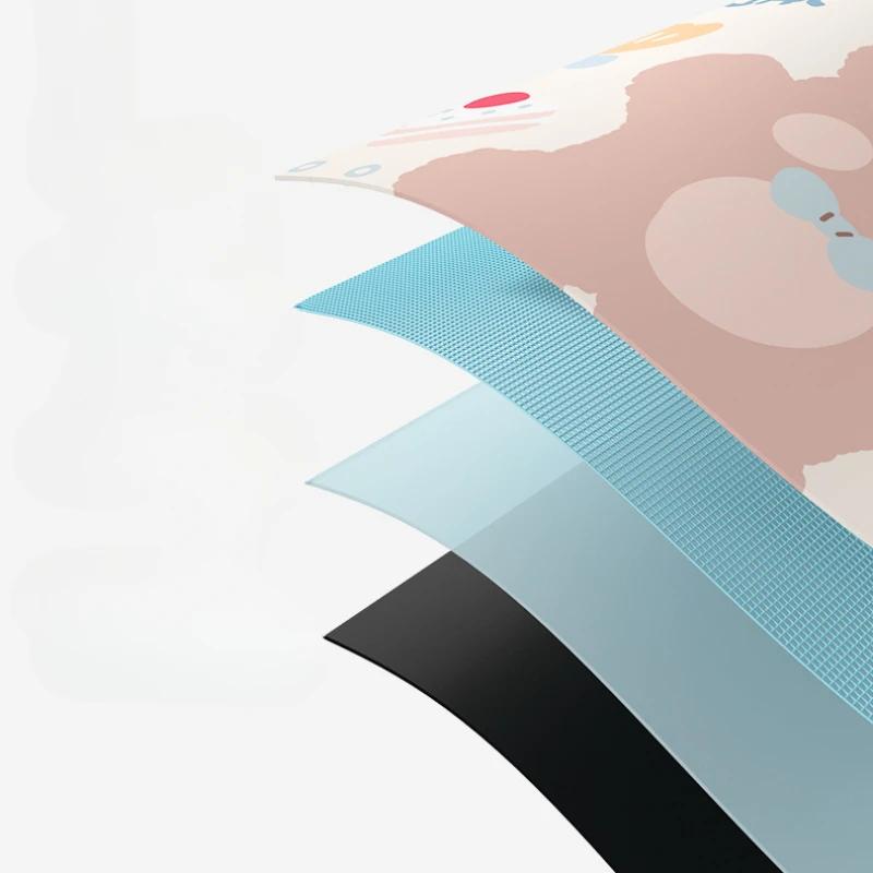 Mini Faltbarer Automatischer Regenschirm Anti-UV Sonnenschirm Cartoon Bär Tragbarer Erwachsenen- und Kinder-Sonnenschirm Regenschirm