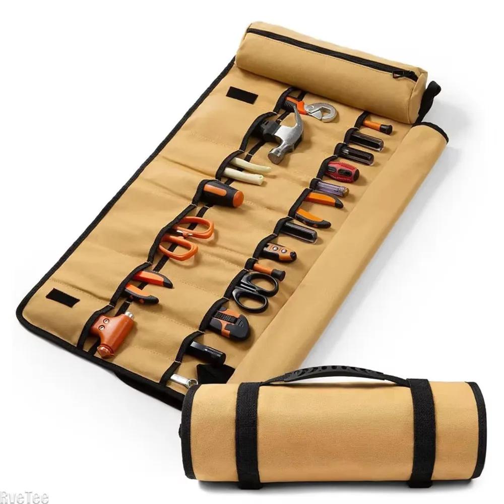 Multi-Purpose Tool Bag Hardware Tools Pouch Roll UP Portable Small Tools Organizer Bag High Quality Professional Multi Pocket