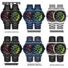 Sanda Men's Racing Concept Quartz Watch with 3D Hollow Dial and Rotating Waterproof Design