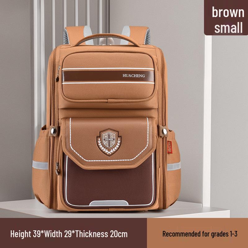 Children's Spine Protection Backpack, Ages 6-12, Grades 1-6, with Double Straps and Burden Reduction for Primary School.