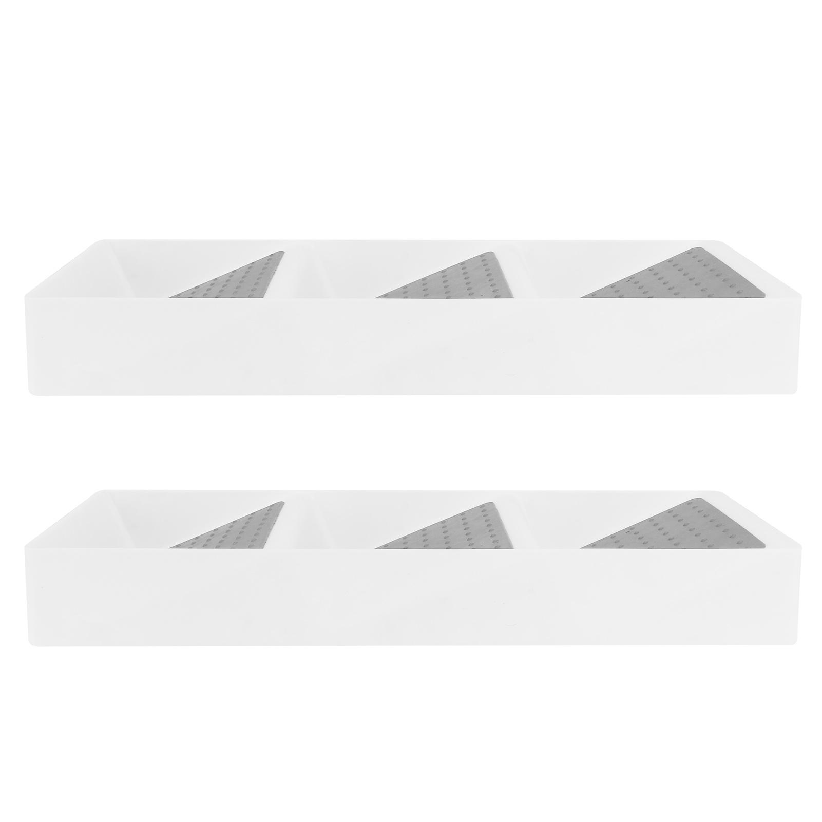 

2PCS Drawer Organizer 3 Tier Spice Medicine Bottle Rack Tray Drawer Box for Cabinet Kitchen