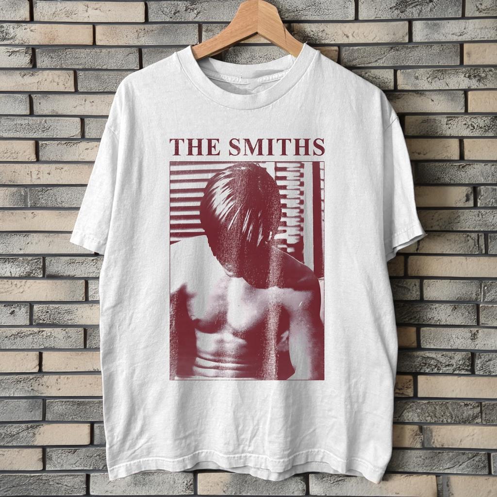 Nuovo! T-shirt Copertina Album di Debutto dei Smiths, T-shirt Bianca Unisex, Taglia S-5XL