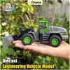 Diecast Engineering Vehicle Model Simulation Alloy Mixing Crane Fall-Resistant Children Boy Toy Set Toys for Children Gifts