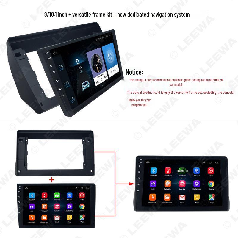 9-inch Screen Bezel Frame for 2004-2011 Mercedes-Benz R-Class Android Navigation - Matte/Glossy Black