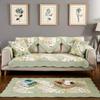 Gird Anti Slip Sofa Cover Cushion Machine Washable Modular Fashionable Sofa Mat Fresh Small Floral Sofa Cushion Cover