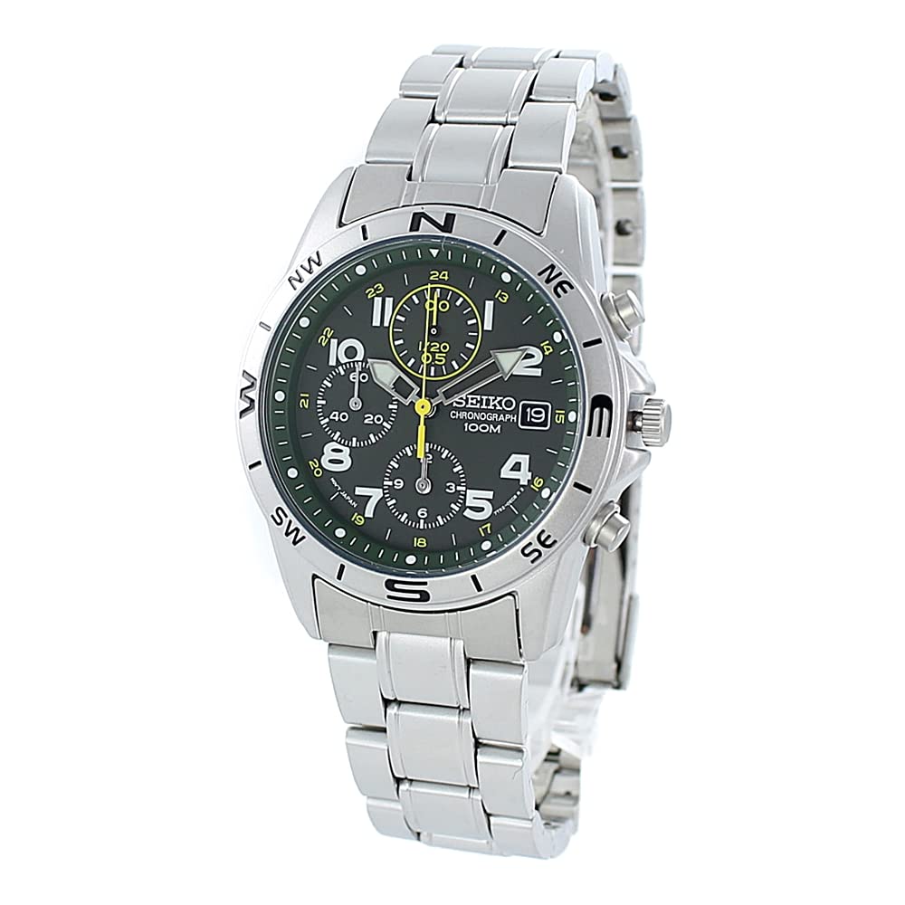 

Водонепроницаемый хронограф дата военный SND377P [Seiko часы] Мужские Женские [Товар]