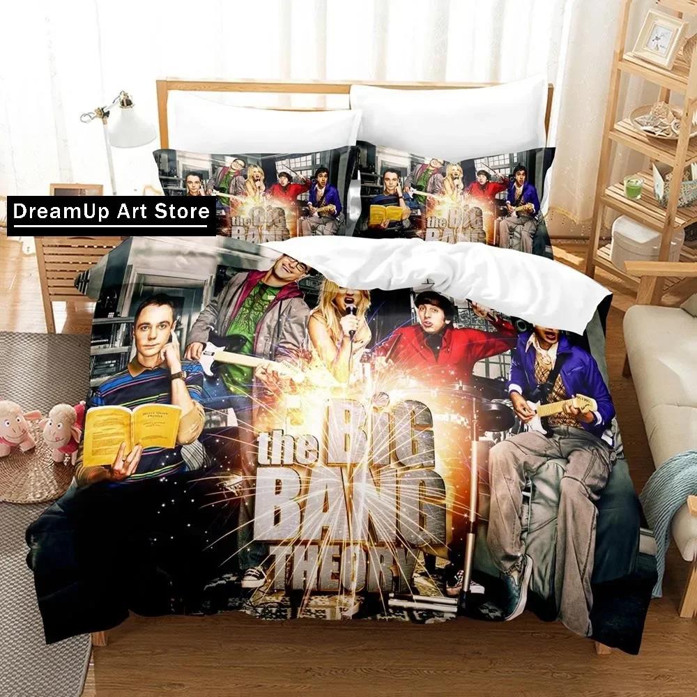 3D Print Fashion Big Bang Theory Bedding Set Boys Girls Twin Queen Full Size Duvet Cover Pillowcase Bed Adult Bedroom